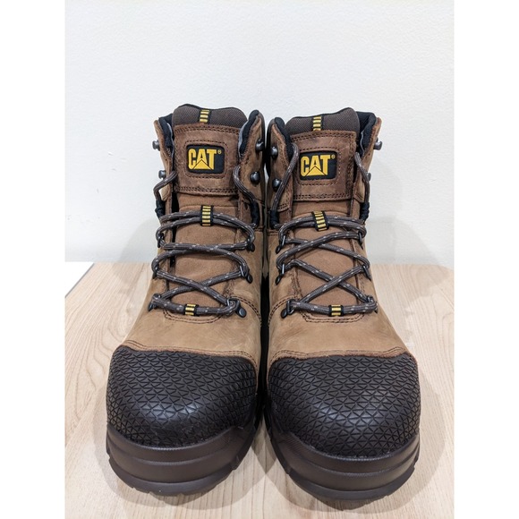 CAT Accomplice X Waterproof Steel Toe Work Boot Men\'s Size‎ 14 Brown Safety NEW main image 6
